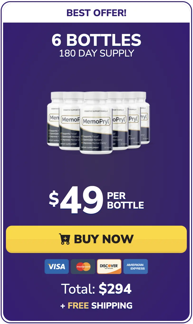 Memopryl Buy Six Bottles